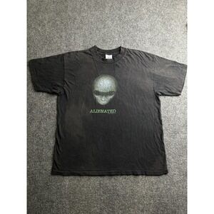 Mens 1995 Alien Workshop Alienated Double Sided T Shirt Black, Size XL